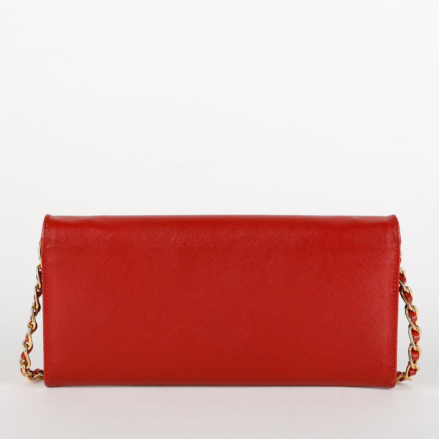 Wallet on Chain, Red Saffiano