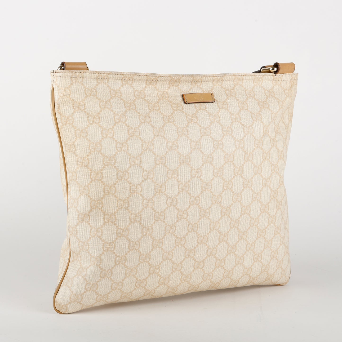 Supreme Flat Messenger, Cream Coated Canvas