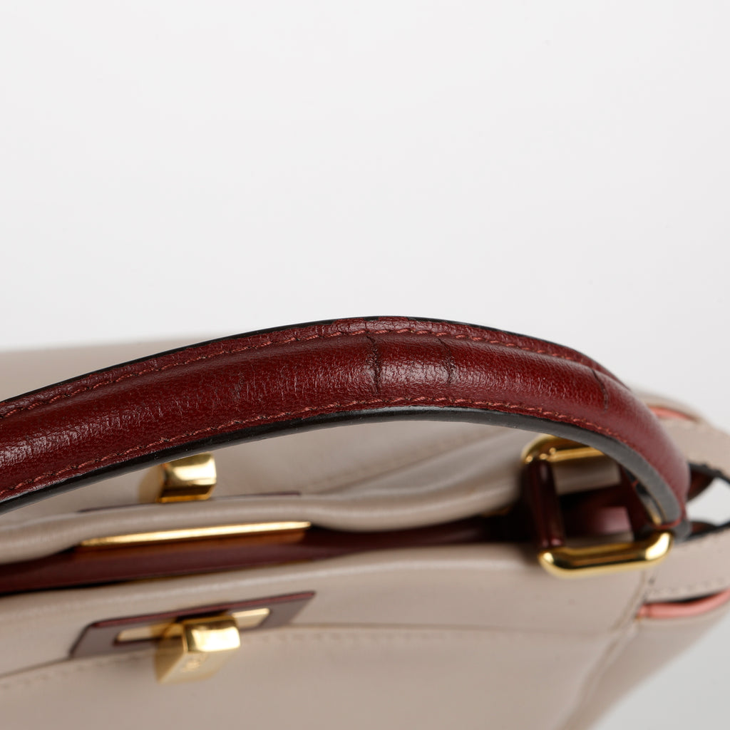 Mini Peekaboo, Taupe, Bordeaux, Pink