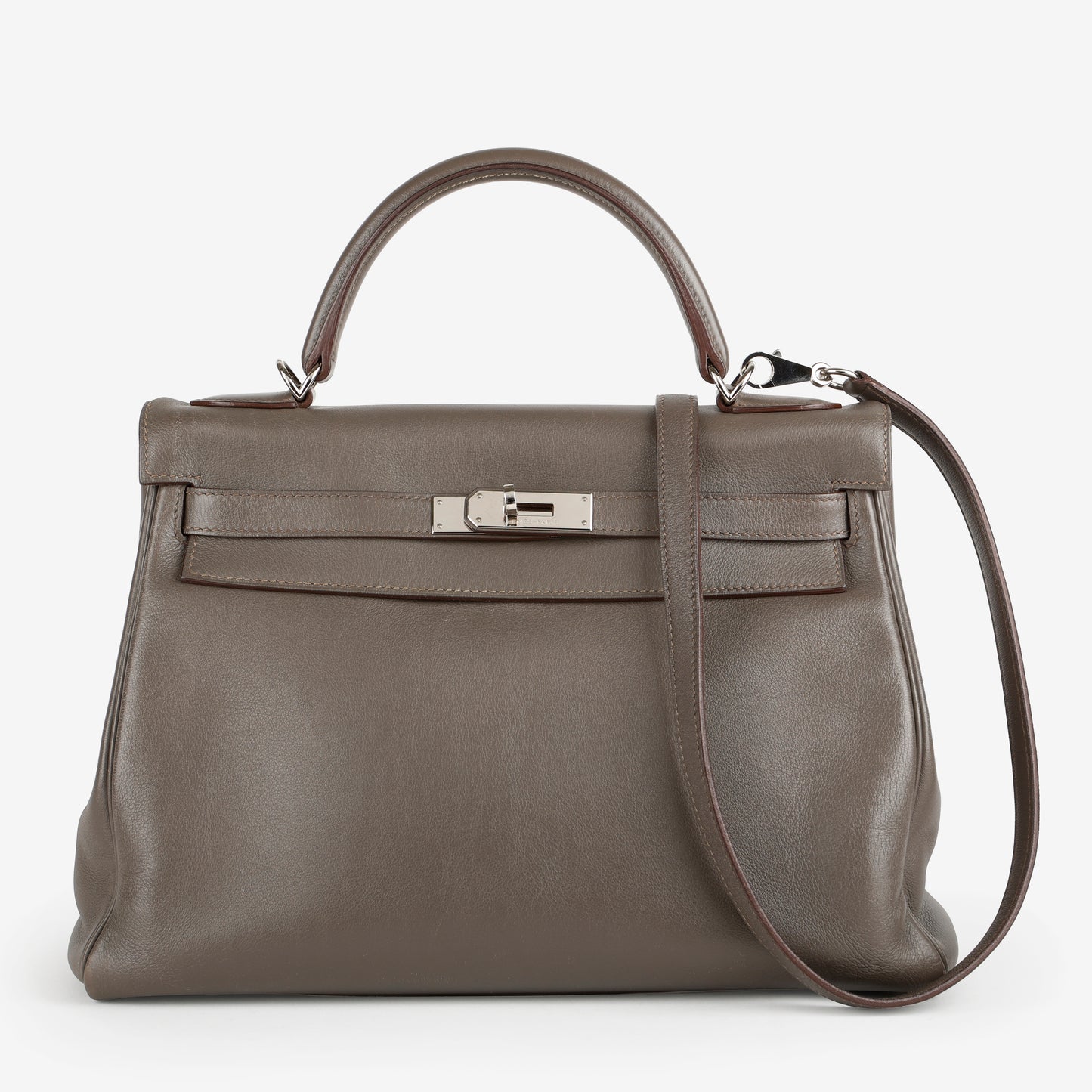 Kelly 32, Etain Evercolor Palladium Hardware