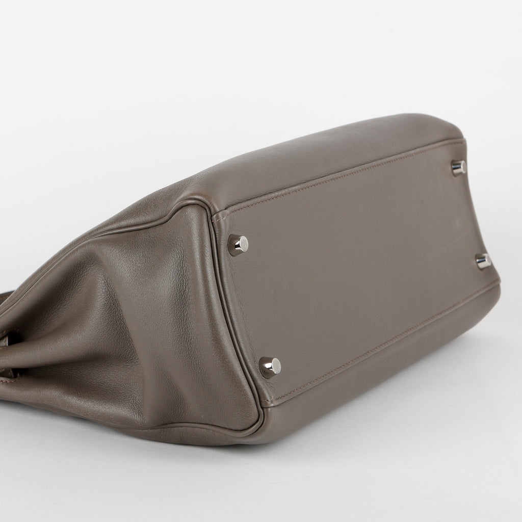 Kelly 32, Etain Evercolor Palladium Hardware