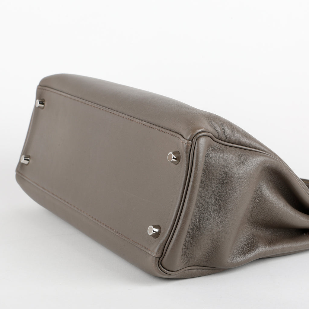 Kelly 32, Etain Evercolor Palladium Hardware
