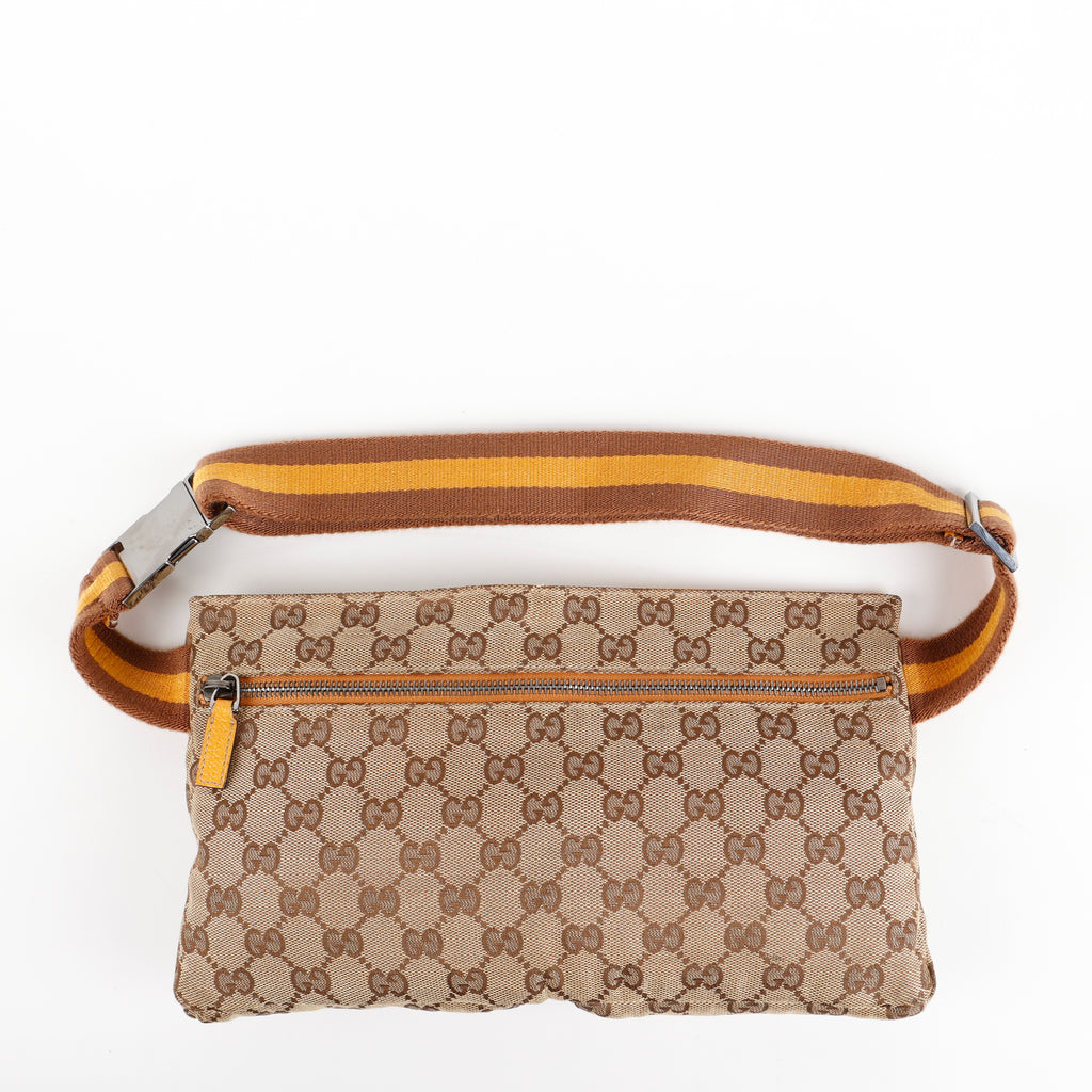 Double Pocket Belt Bag, GG Canvas