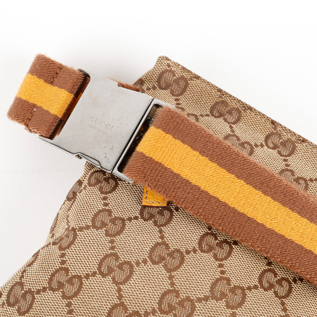 Double Pocket Belt Bag, GG Canvas