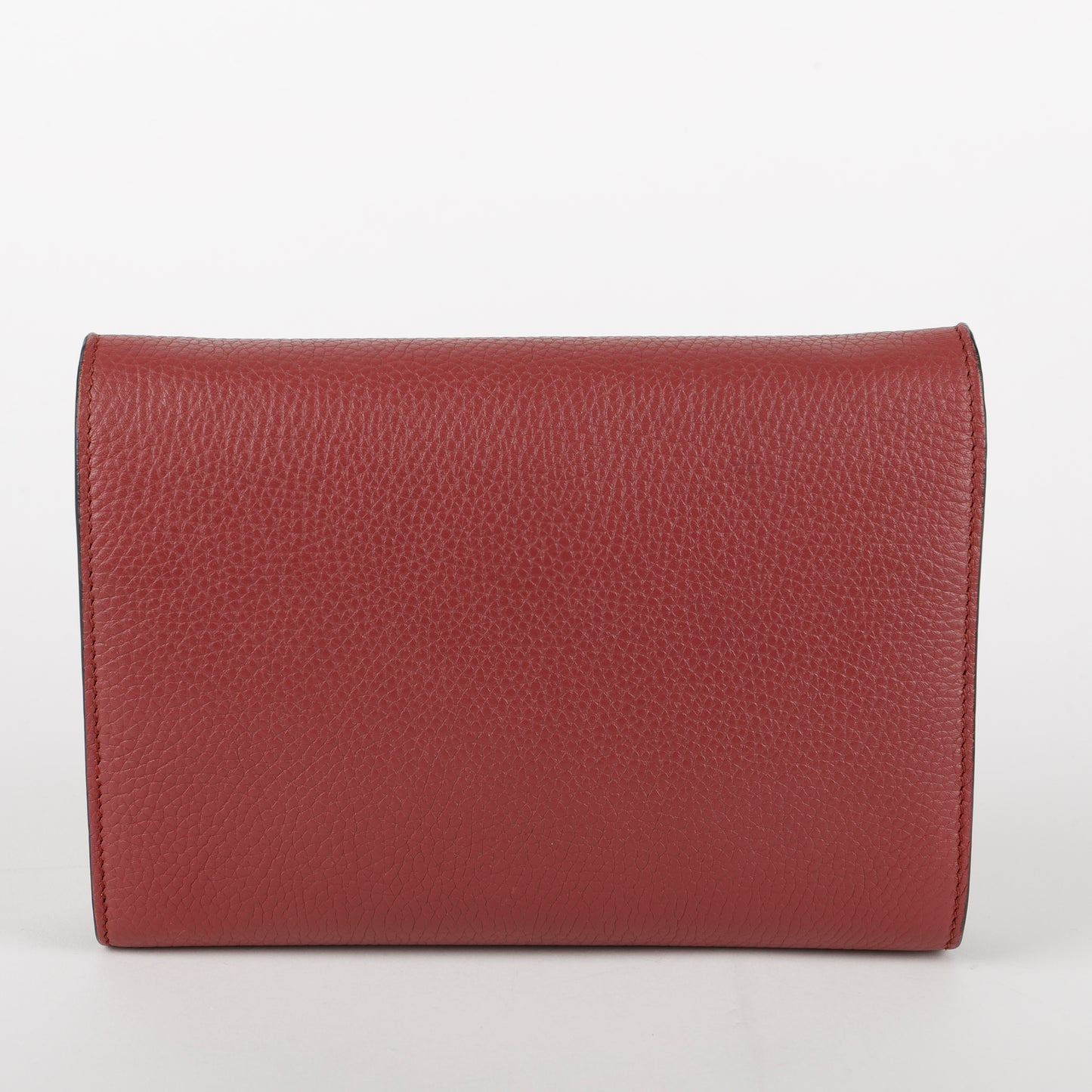 GG Marmont Chain Wallet, Berry Calfskin