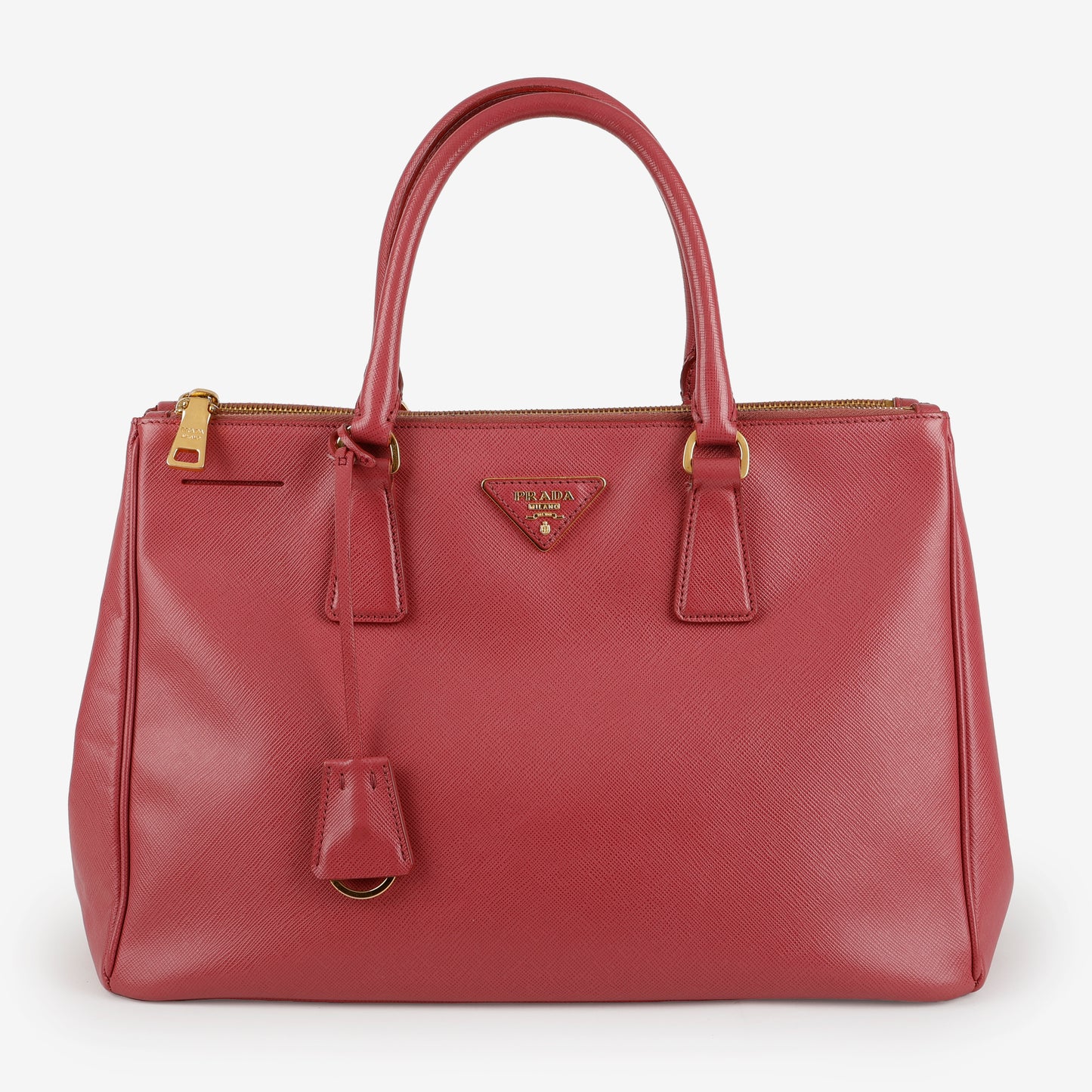 Medium Galleria, Rose Pink Saffiano