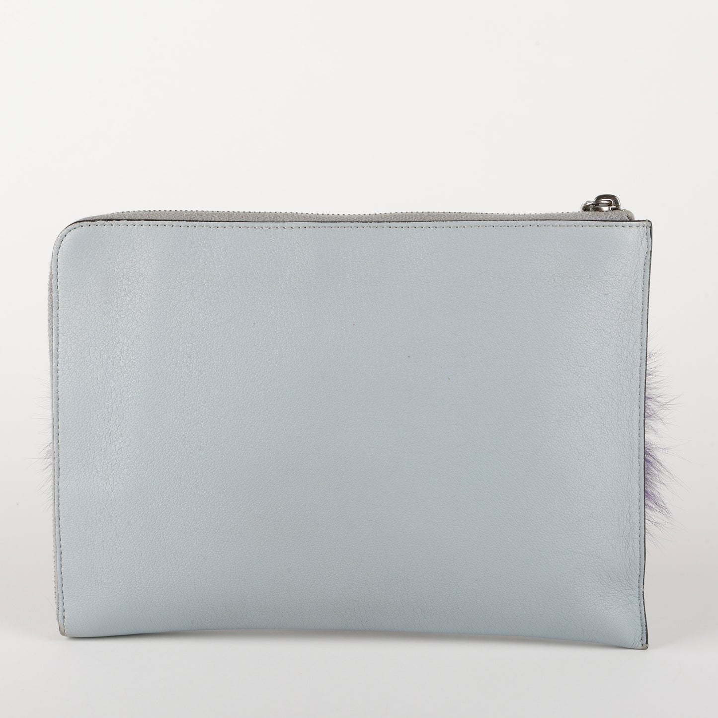 Blue and Purple Feather, Python Eyes Monster Clutch
