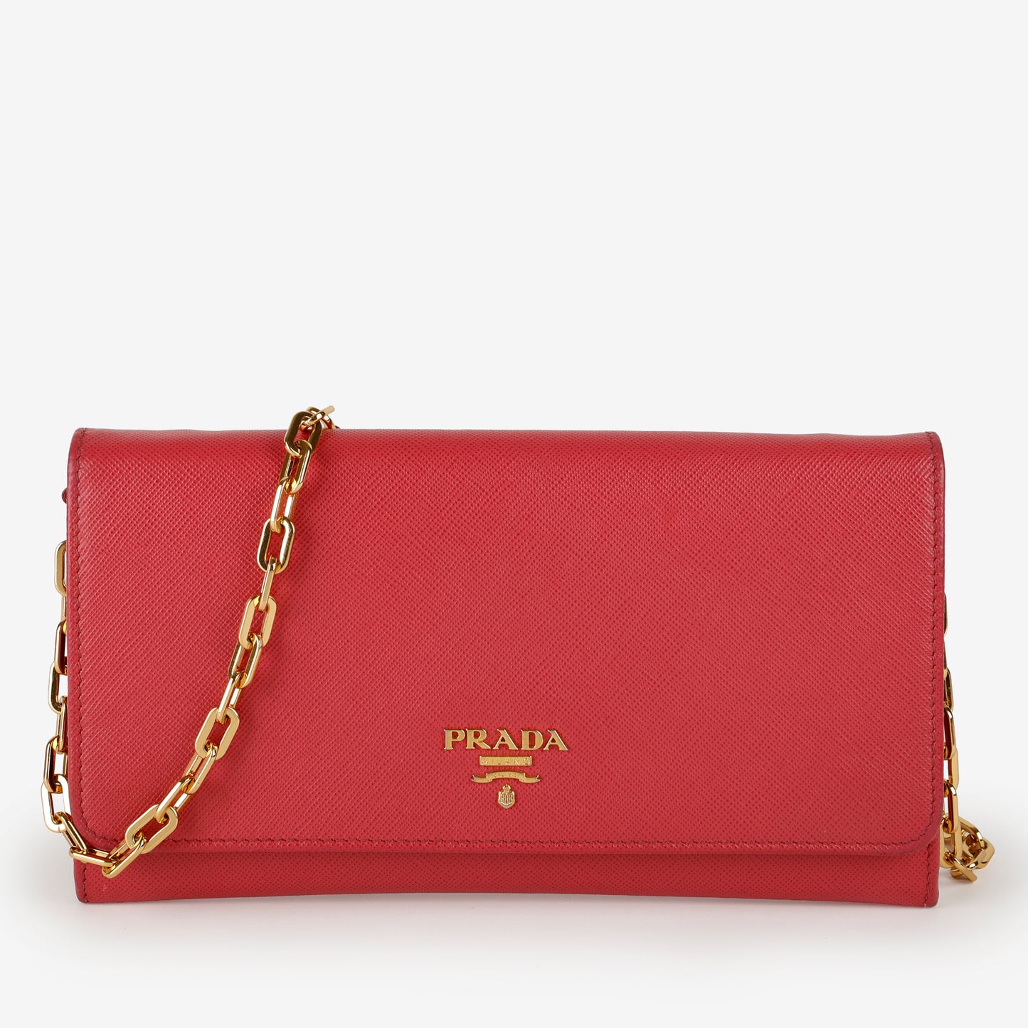 Wallet on Chain, Fuchsia Saffiano 5307