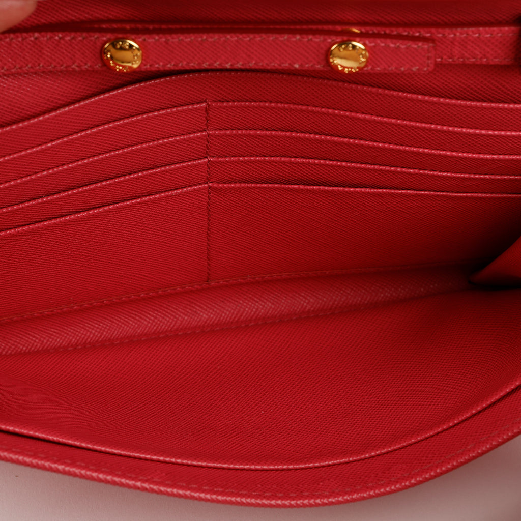 Wallet on Chain, Fuchsia Saffiano 5307