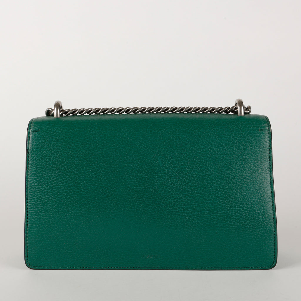 Medium Dionysus, Emerald Green Calfskin