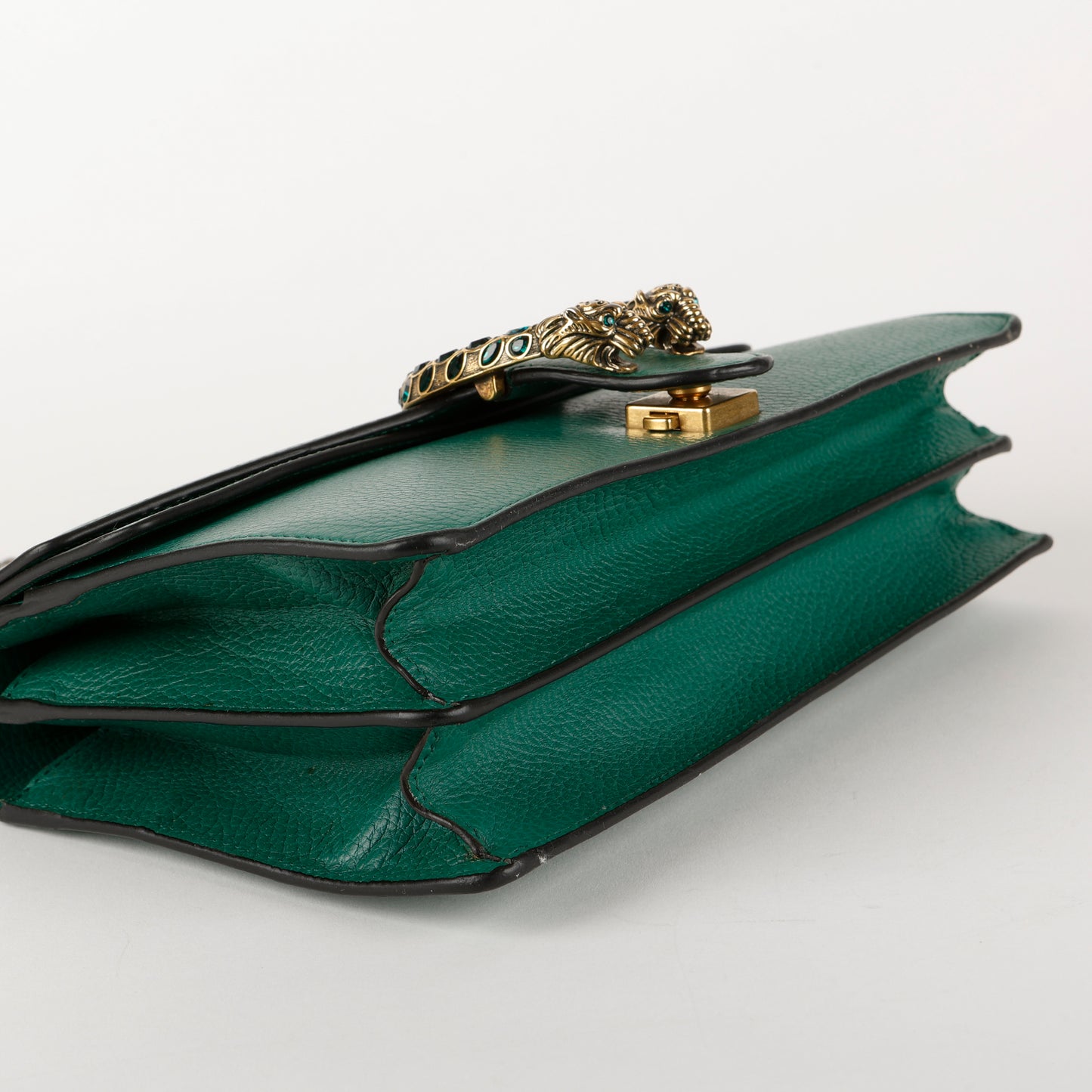 Medium Dionysus, Emerald Green Calfskin