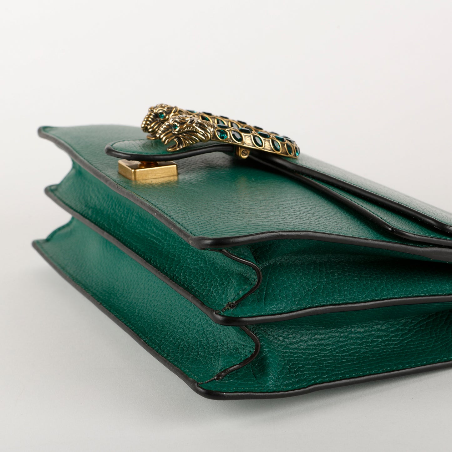 Medium Dionysus, Emerald Green Calfskin