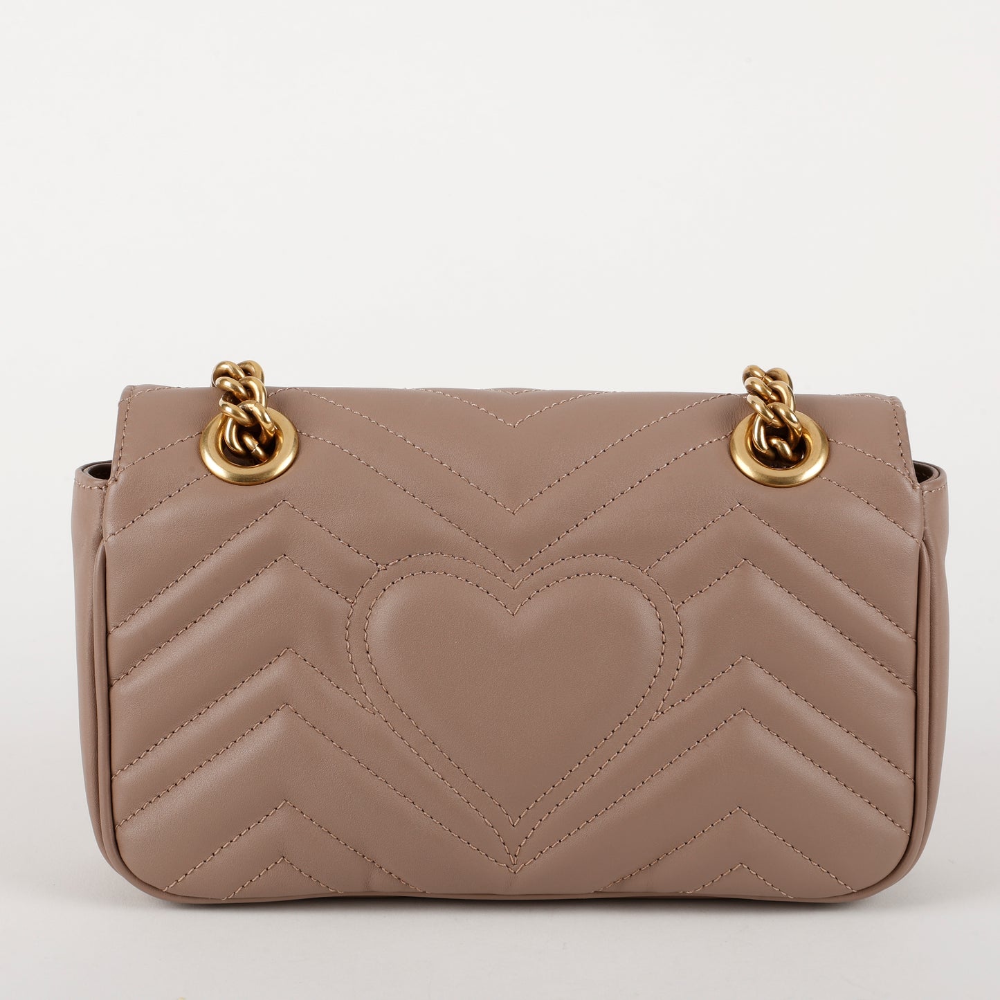 Mini GG Marmont Flap Bag, Dusty Rose