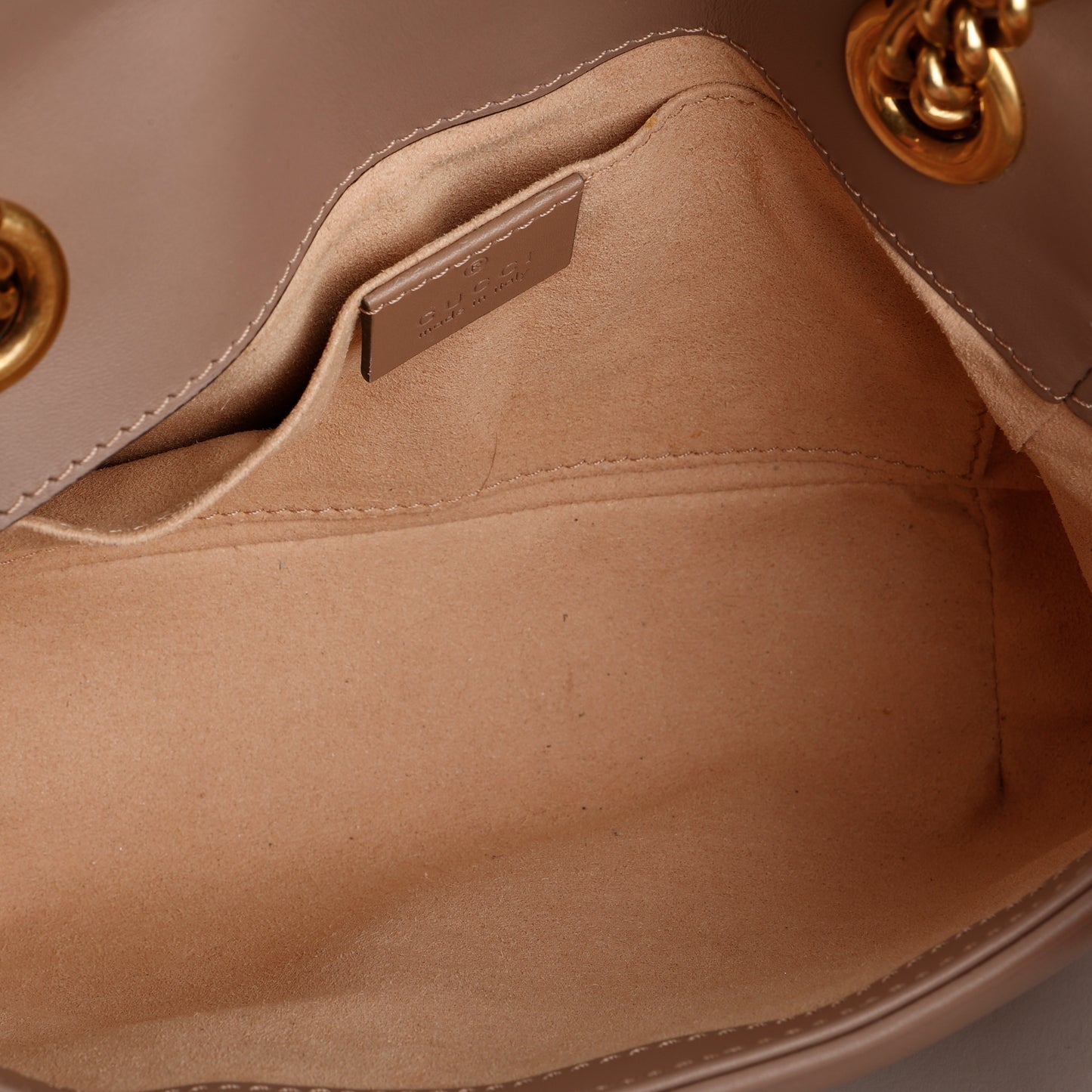 Mini GG Marmont Flap Bag, Dusty Rose