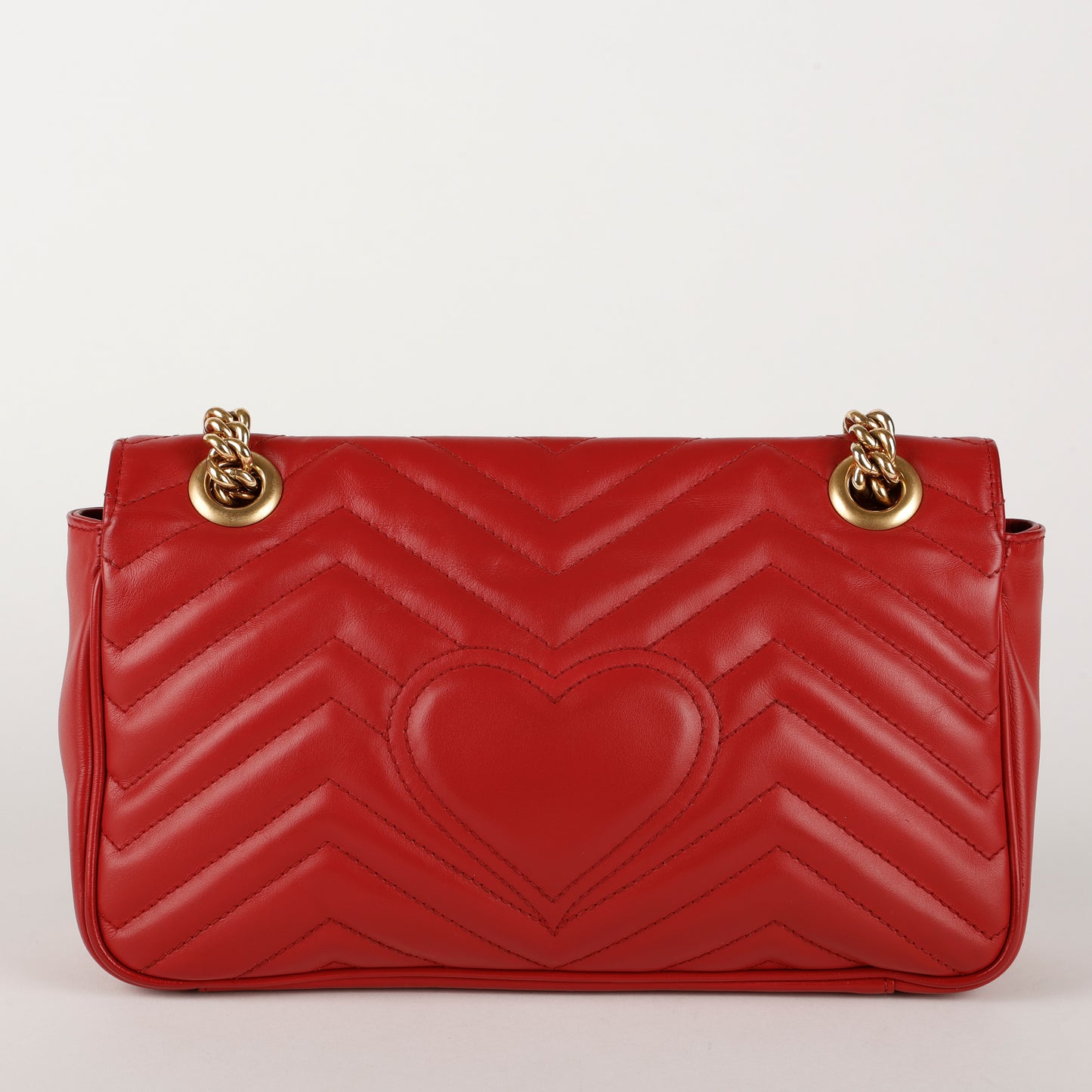 Small GG Marmont Flap, Red