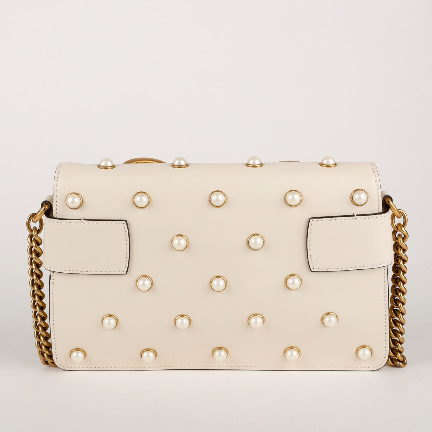 Broadway Pearly Bee Shoulder Bag, Cream 2
