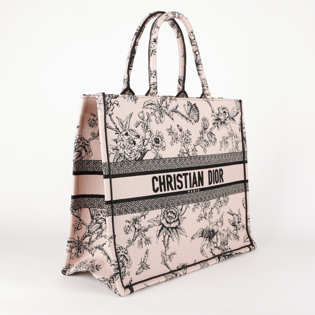 Large Book Tote, Blush Pink
