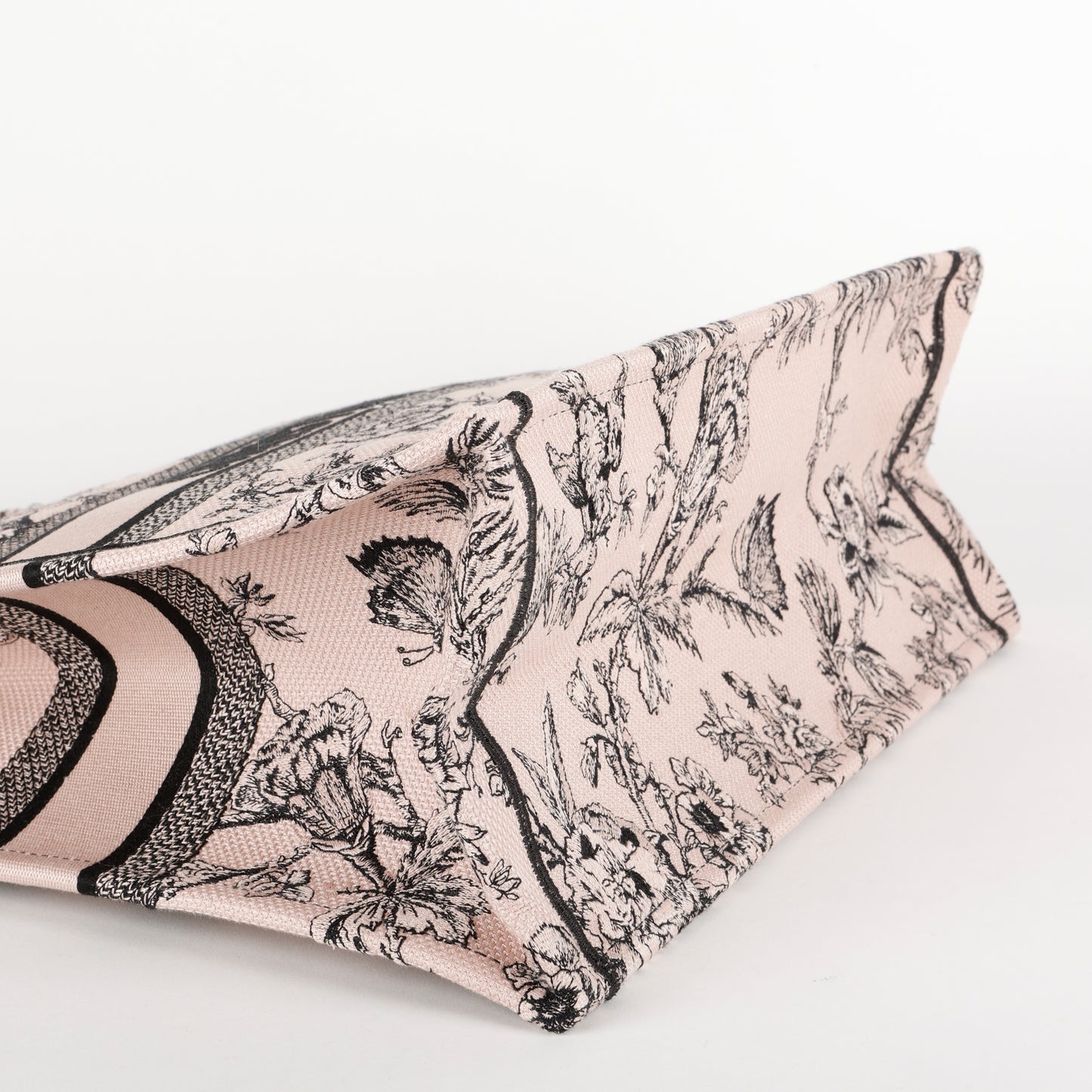 Large Book Tote, Blush Pink