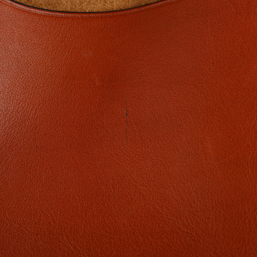 Medium Gate Shoulder Bag, Brown Calfskin
