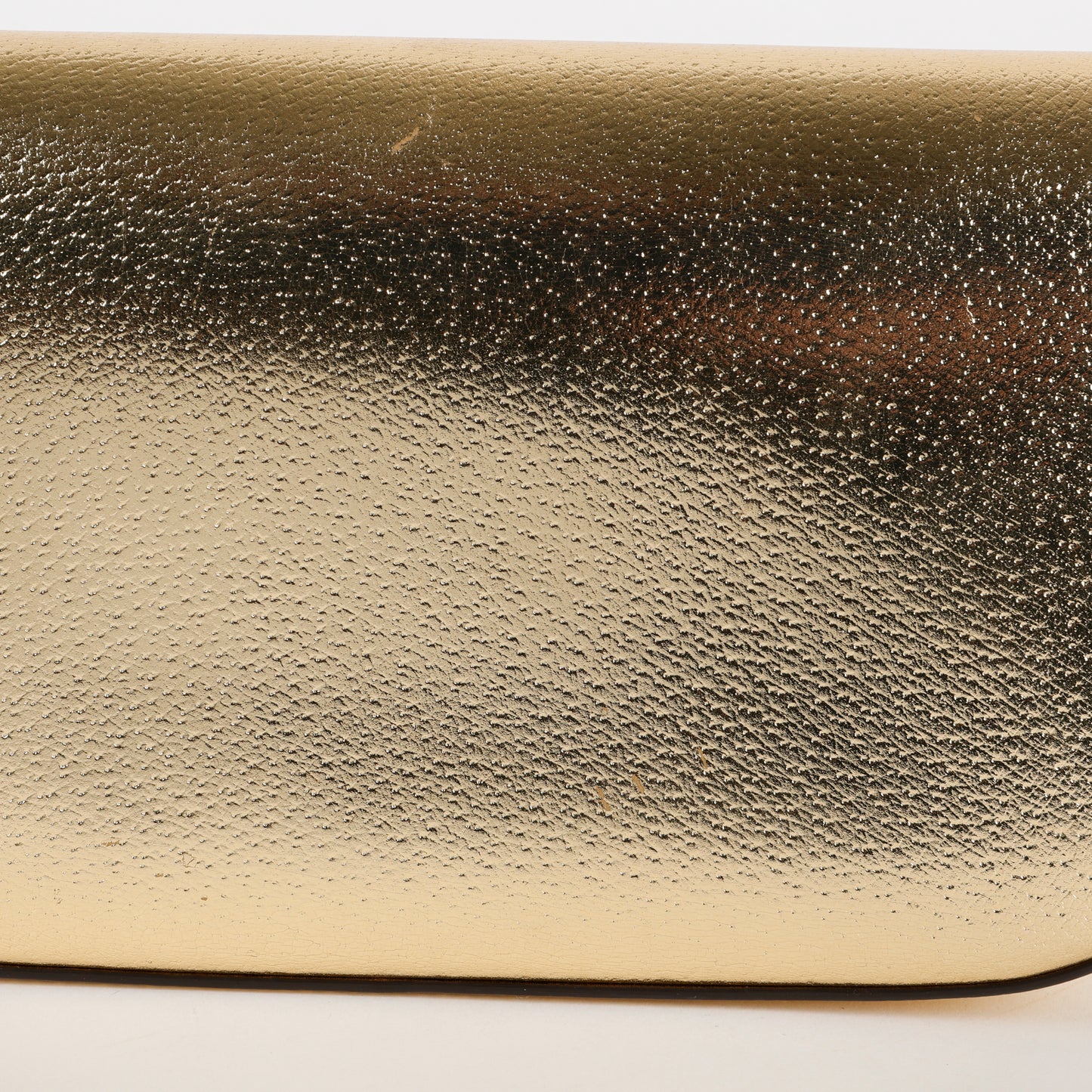 G X Adidas Horsebit Shoulder Bag, Metallic Gold