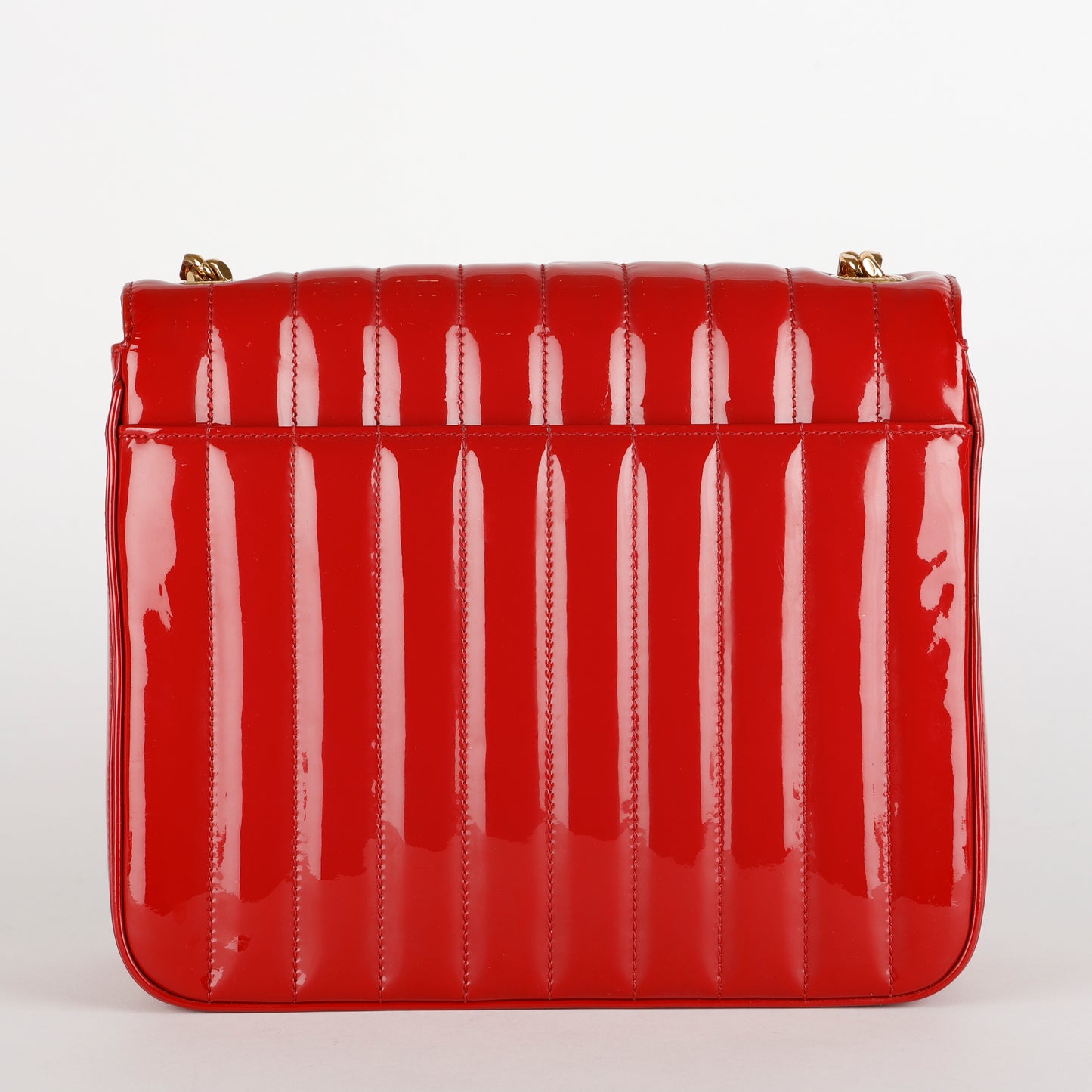 Medium Vicky Crossbody, Red Patent Leather