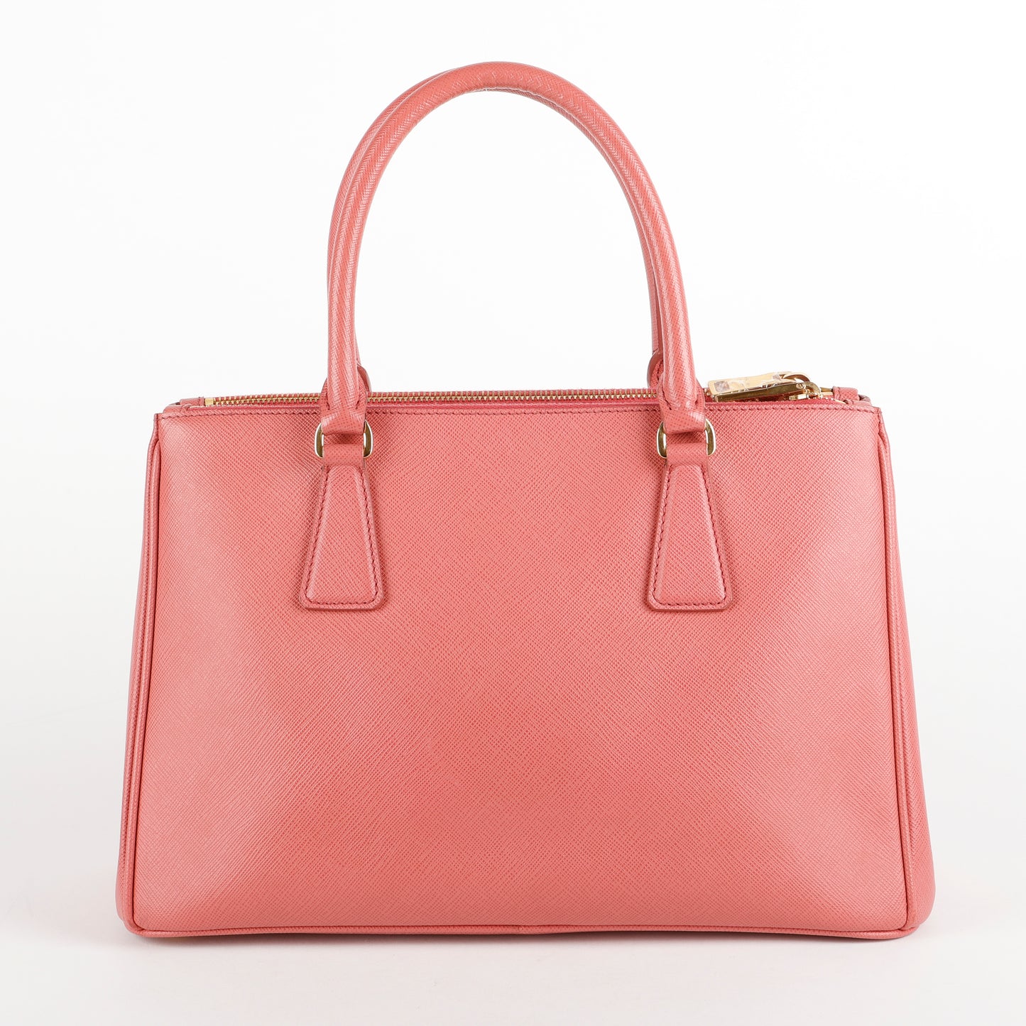 Medium Galleria Tote, Pink Saffiano