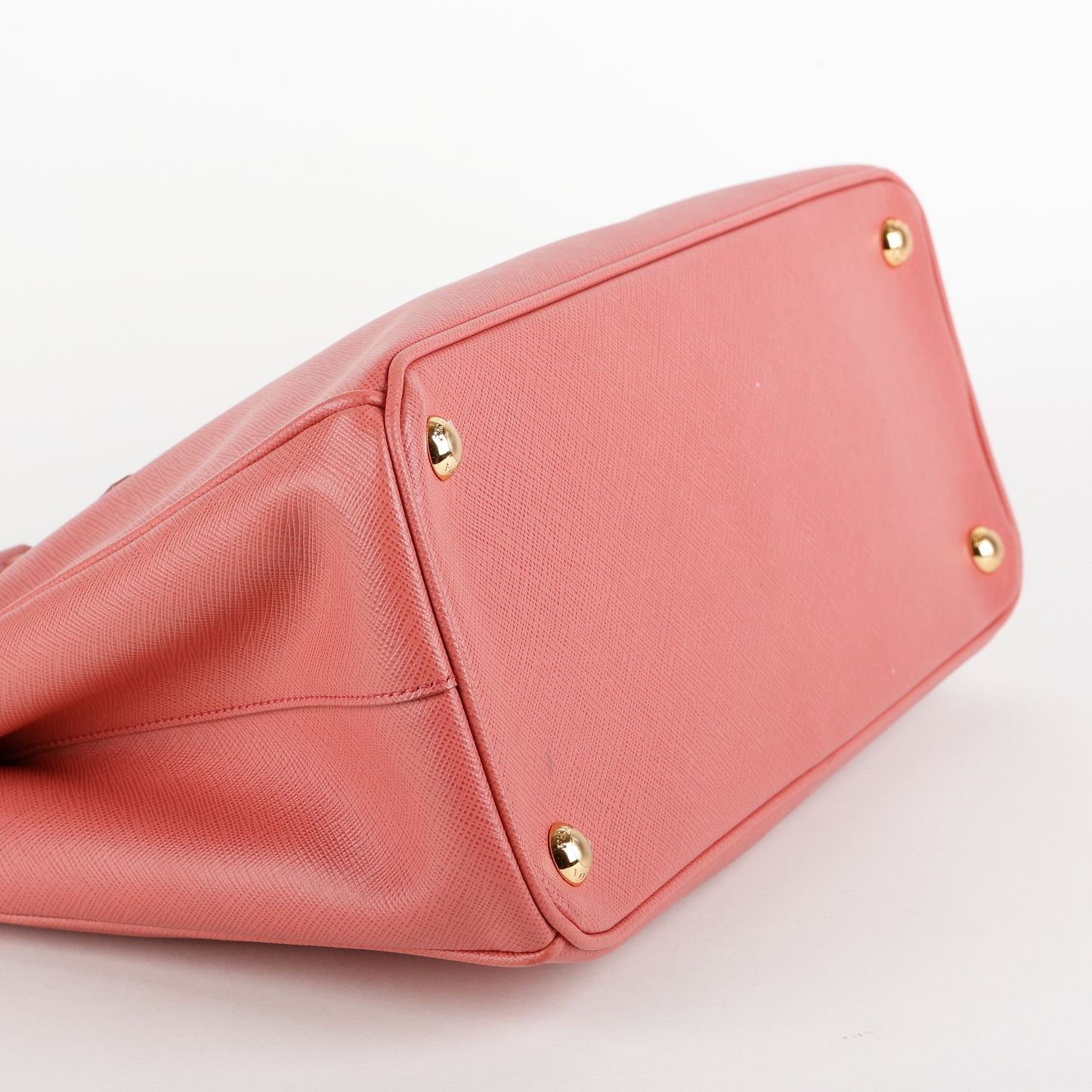 Medium Galleria Tote, Pink Saffiano