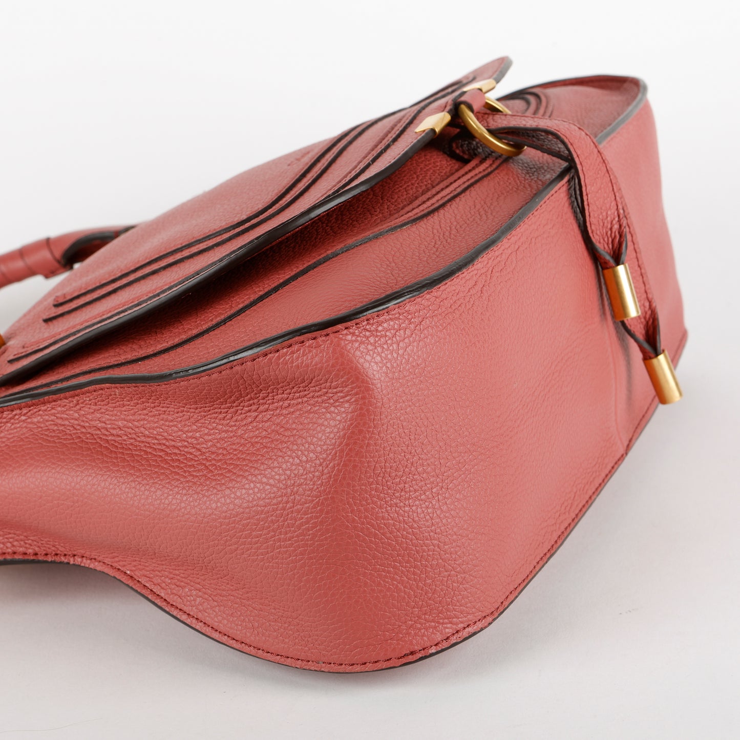 Medium Marcie, Mauve Calfskin Crossbody