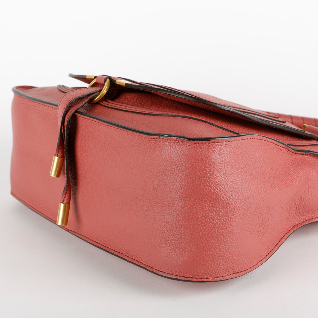 Medium Marcie, Mauve Calfskin Crossbody