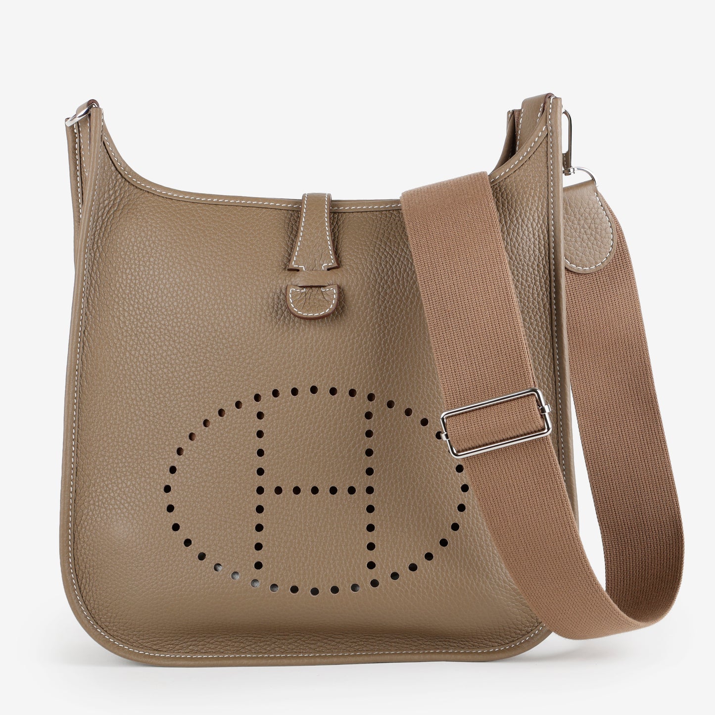 Evelyne III PM, Etoupe Clemence Palladium Hardware
