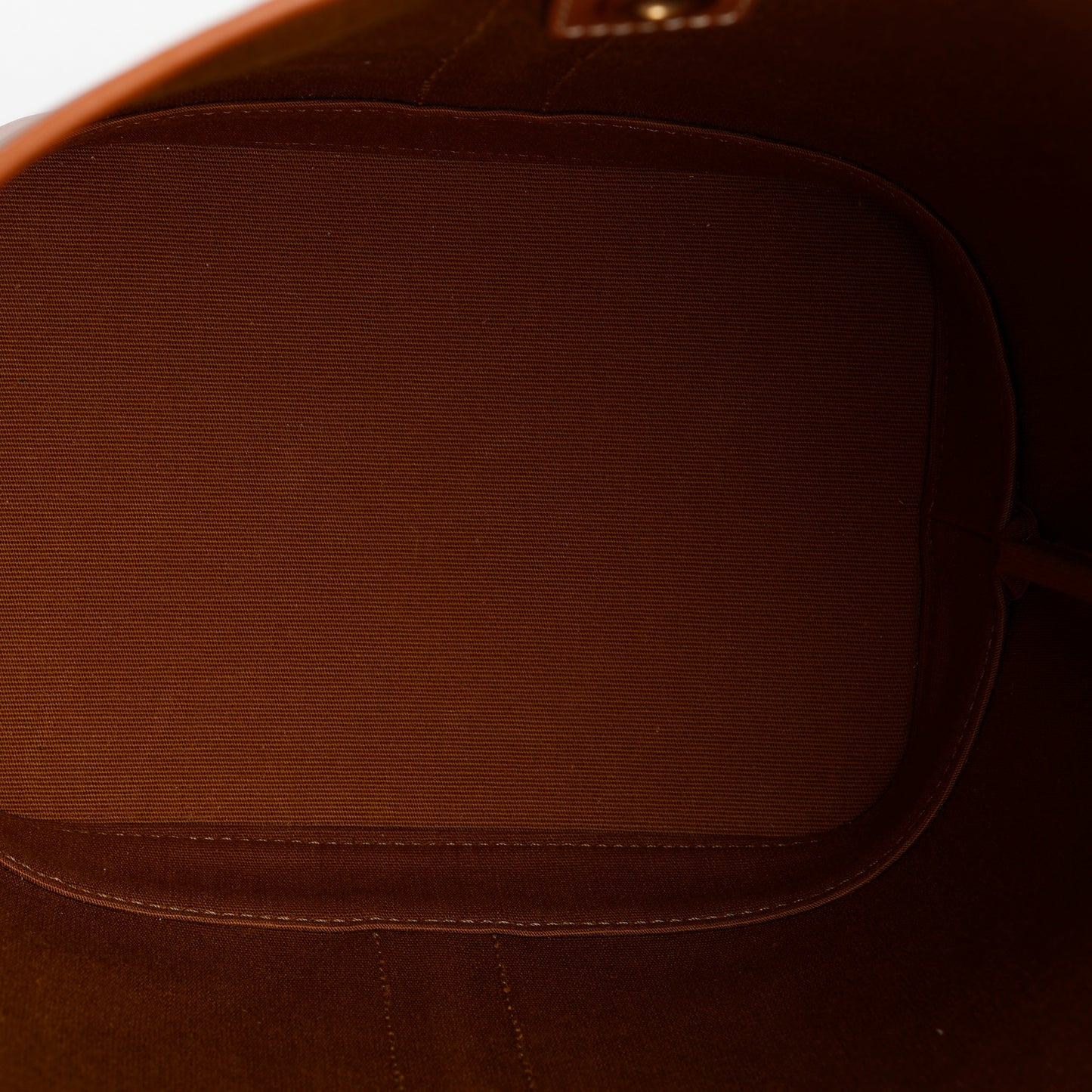 Small Bucket Bag, Coated Canvas/Brown