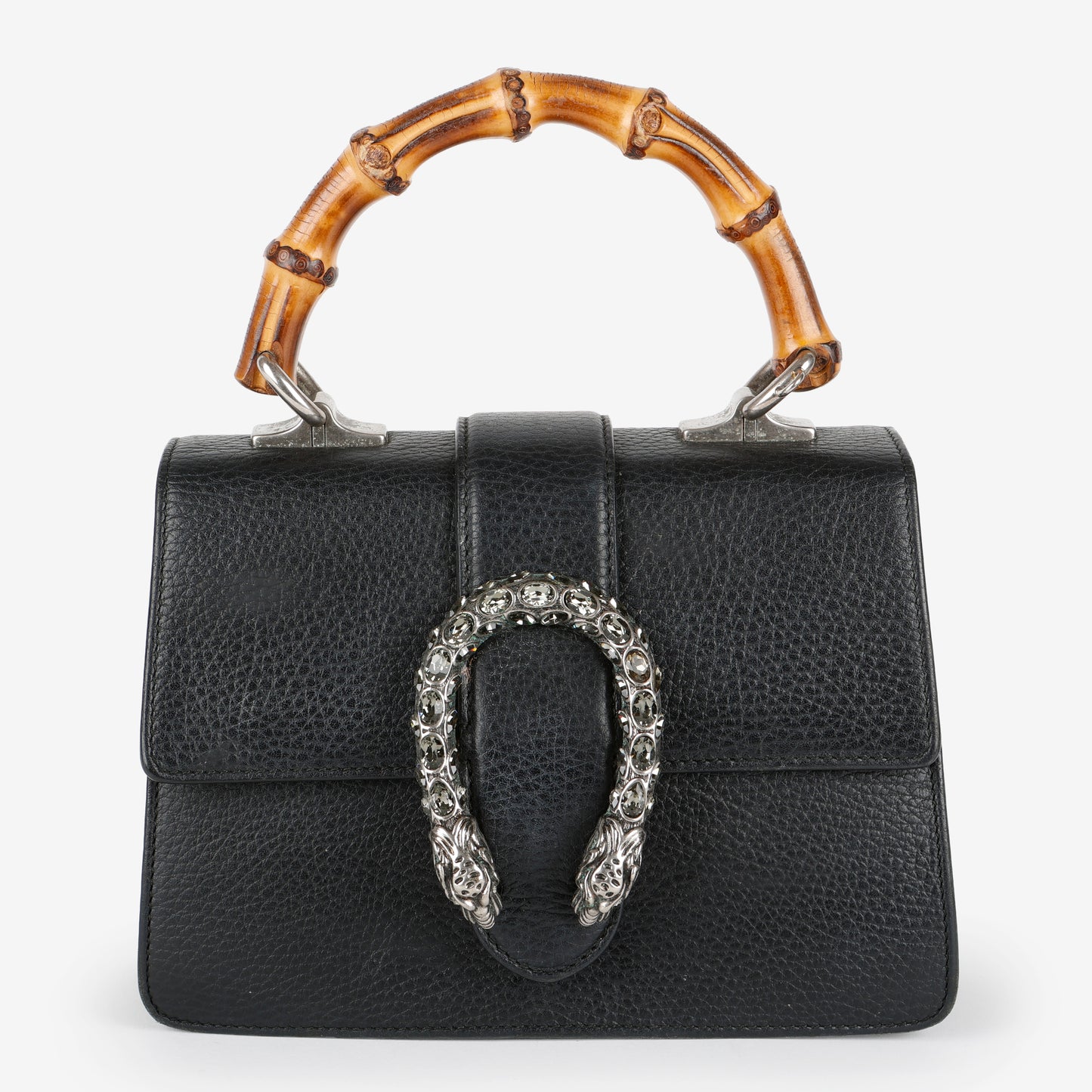 Small Dionysus Bamboo Top Handle, Black