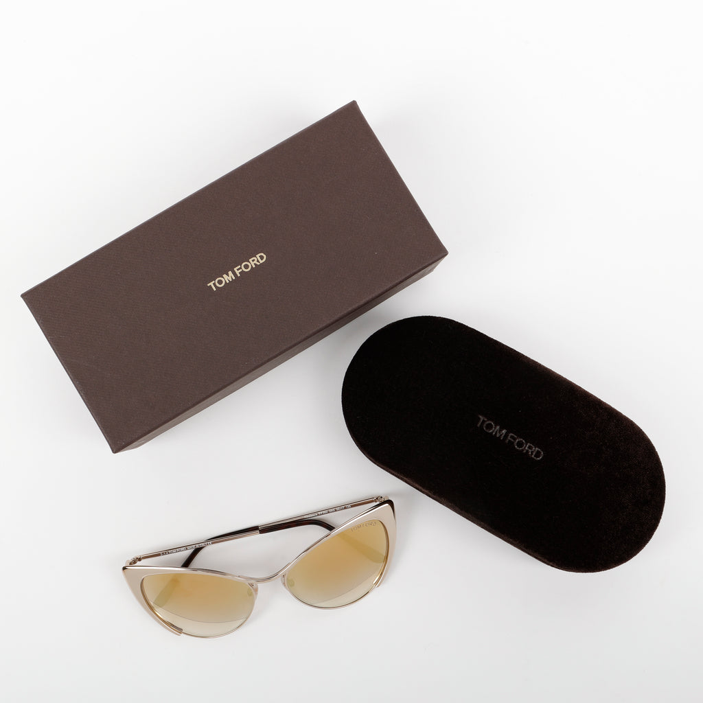 Gold Cat Eye Donna Sunglasses