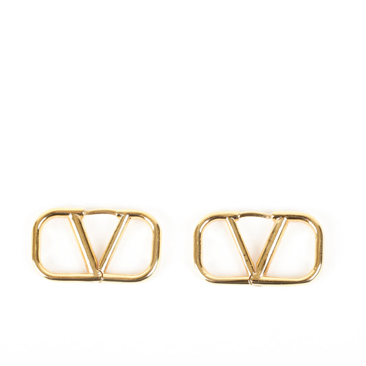 VLogo Signature Gold Earrings