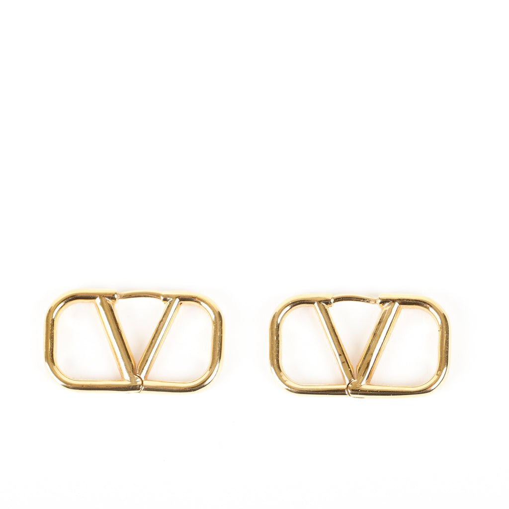 VLogo Signature Gold Earrings