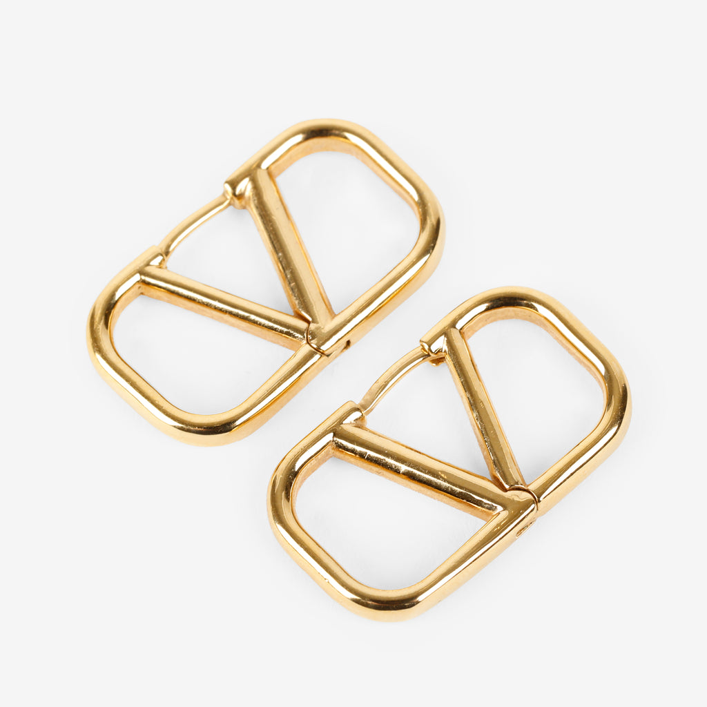 VLogo Signature Gold Earrings