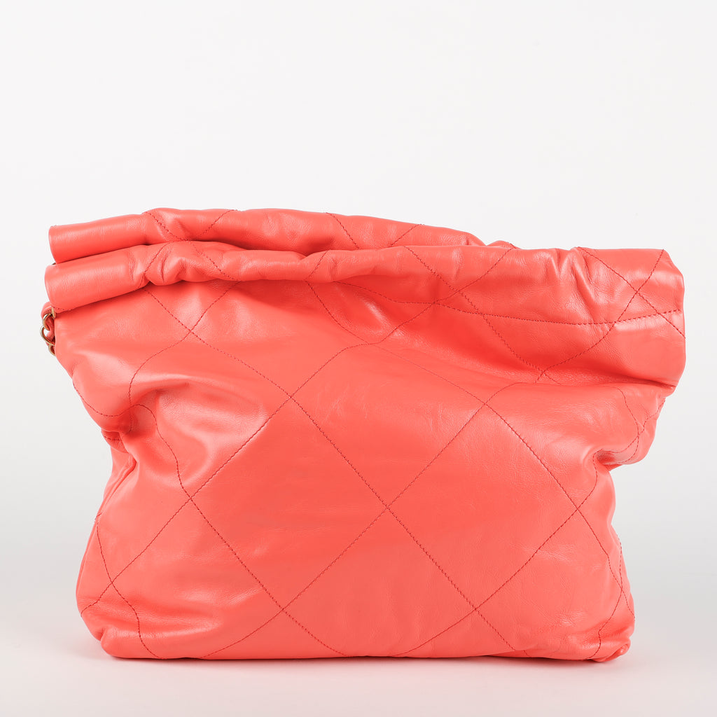 Small 22, Coral Pink Lambskin