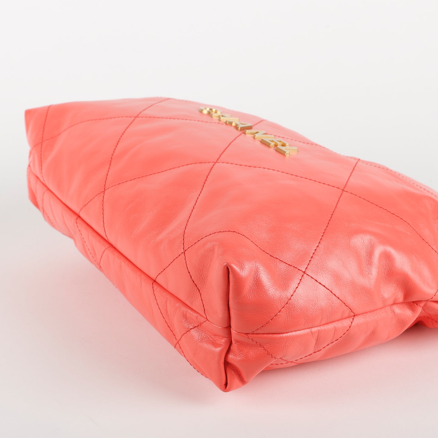 Small 22, Coral Pink Lambskin