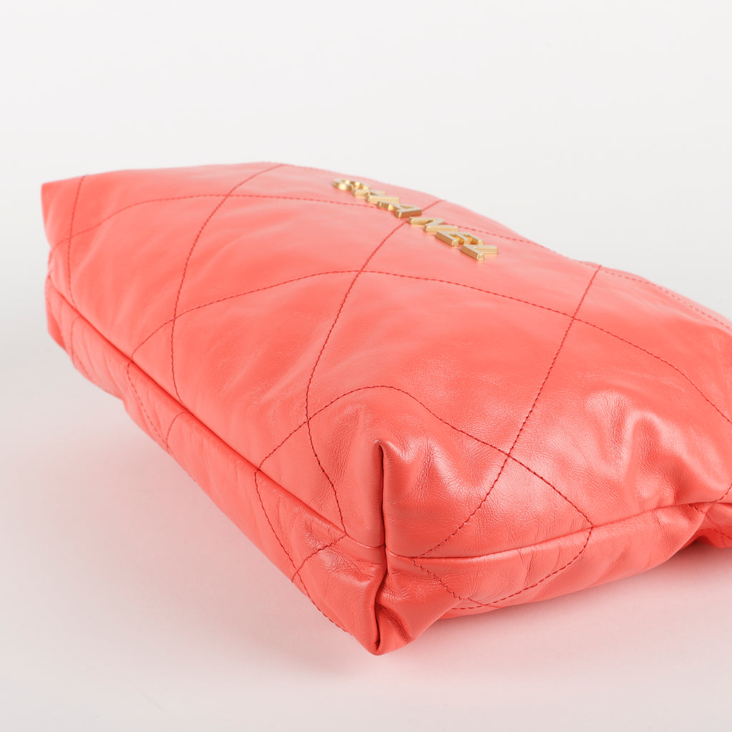 Small 22, Coral Pink Lambskin
