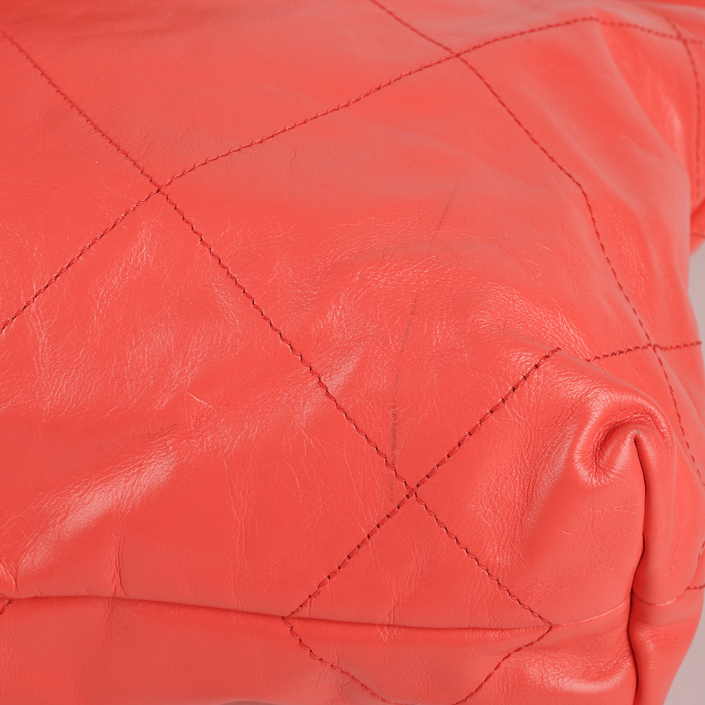Small 22, Coral Pink Lambskin
