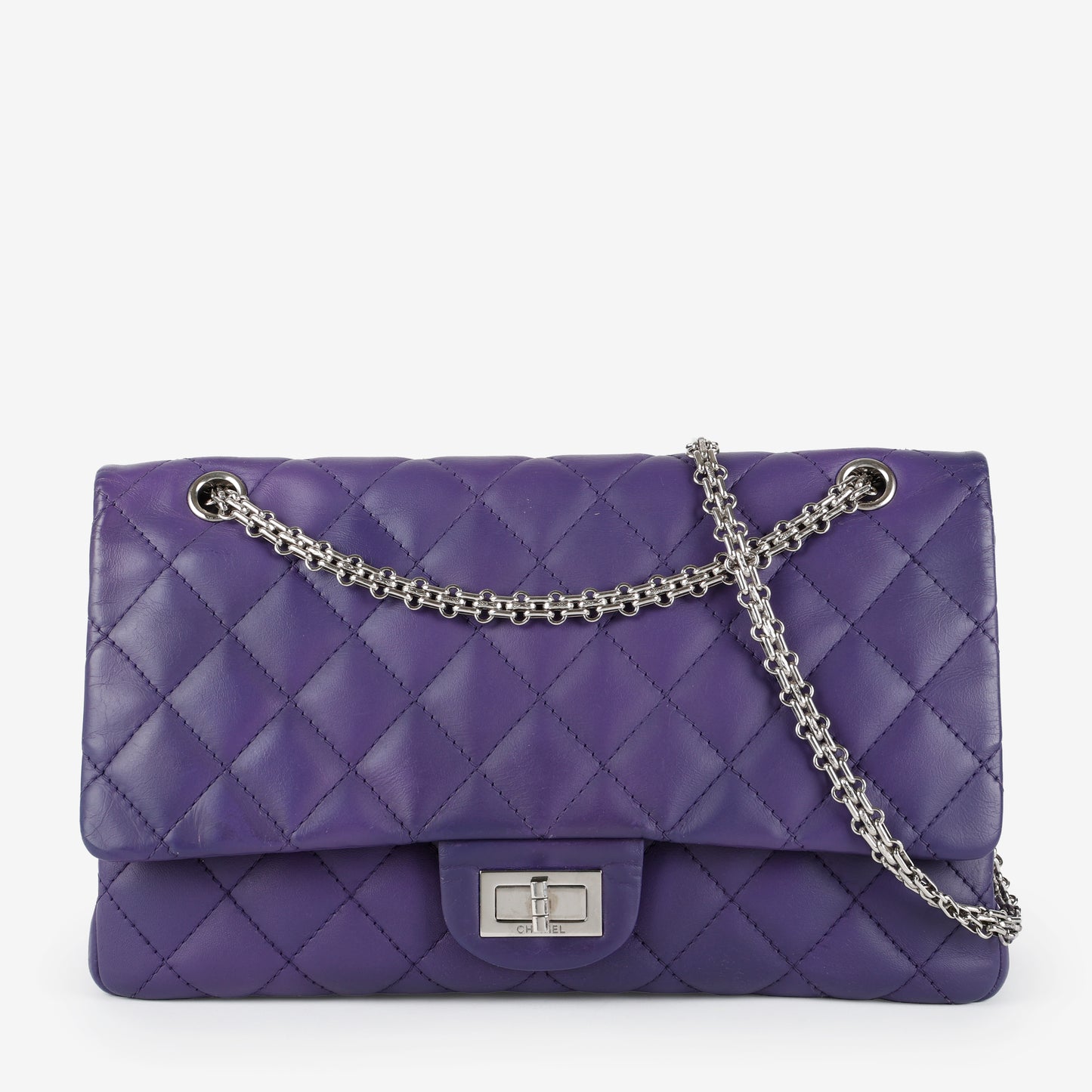 Jumbo 2.55 Reissue Double Flap, Dark Purple