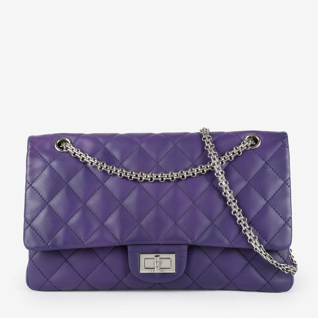 Jumbo 2.55 Reissue Double Flap, Dark Purple