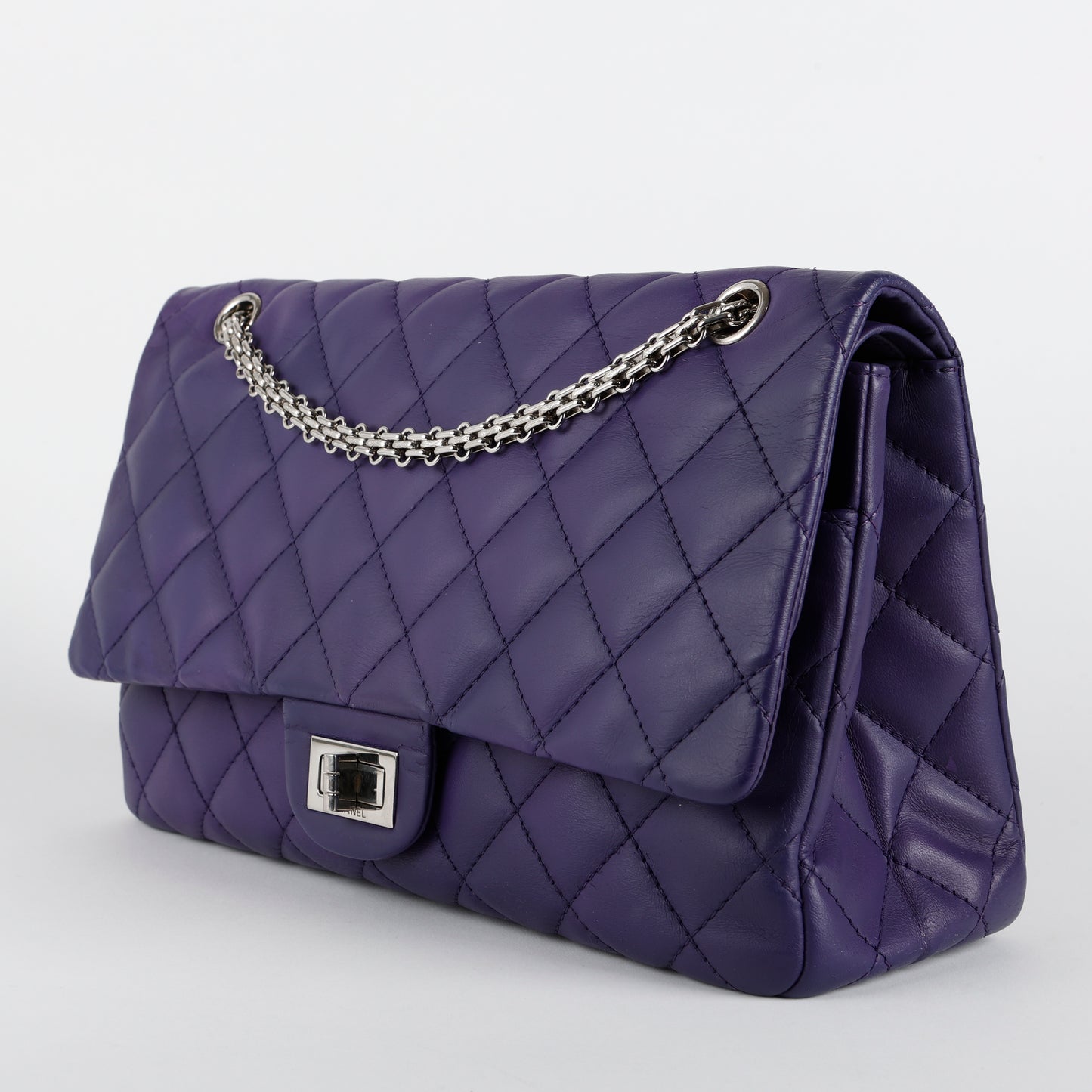 Jumbo 2.55 Reissue Double Flap, Dark Purple