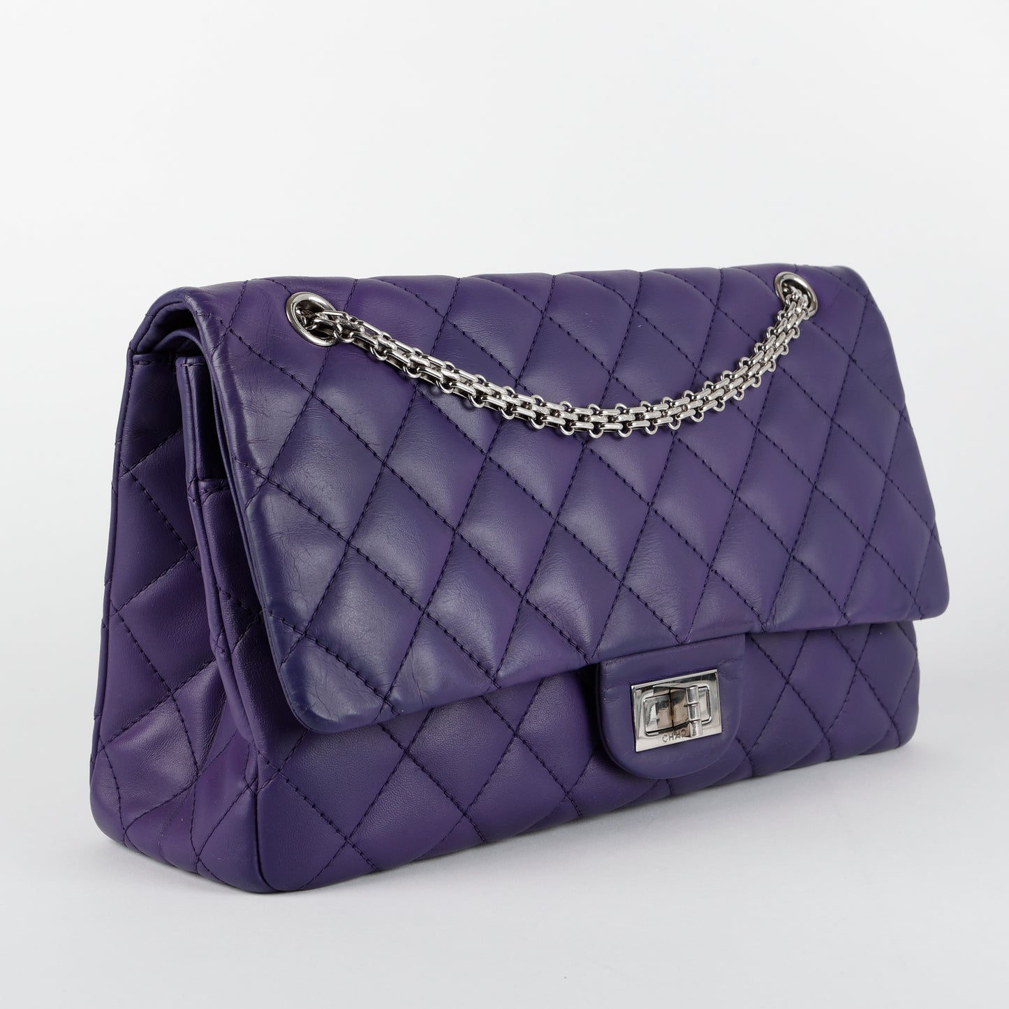 Jumbo 2.55 Reissue Double Flap, Dark Purple