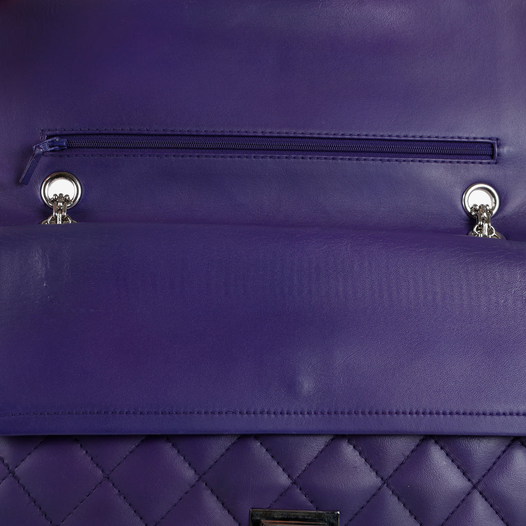 Jumbo 2.55 Reissue Double Flap, Dark Purple