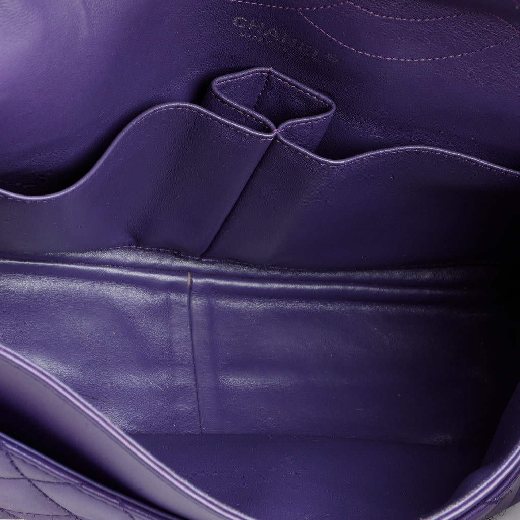 Jumbo 2.55 Reissue Double Flap, Dark Purple