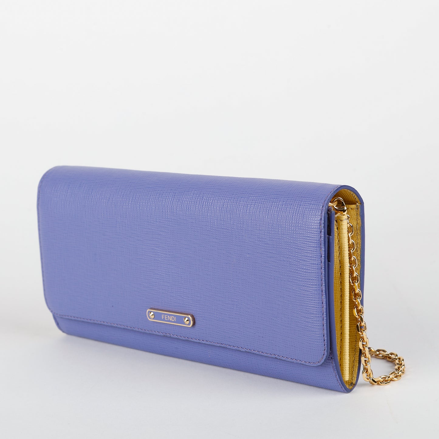 Long Wallet on Chain, Purple and Yellow