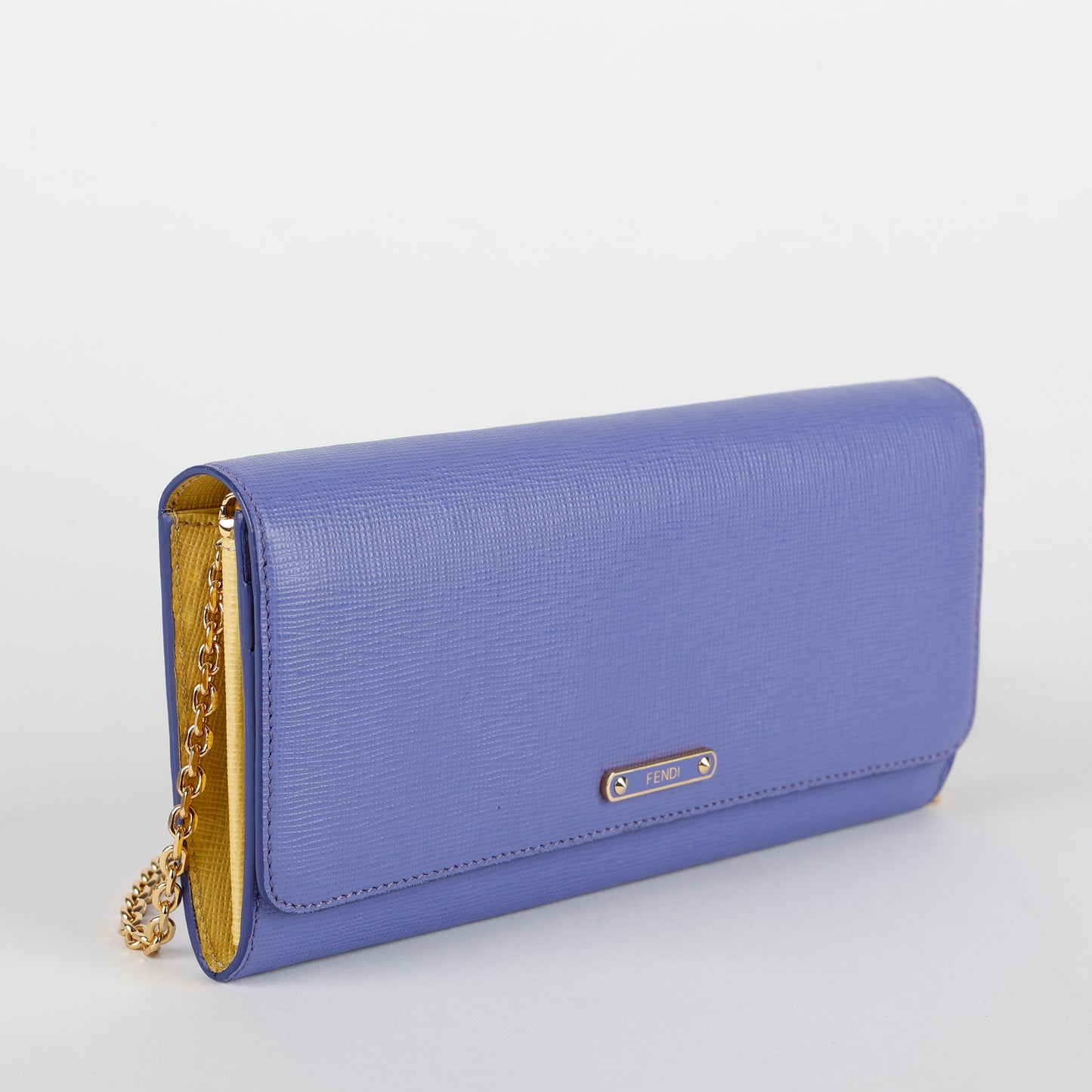 Long Wallet on Chain, Purple and Yellow