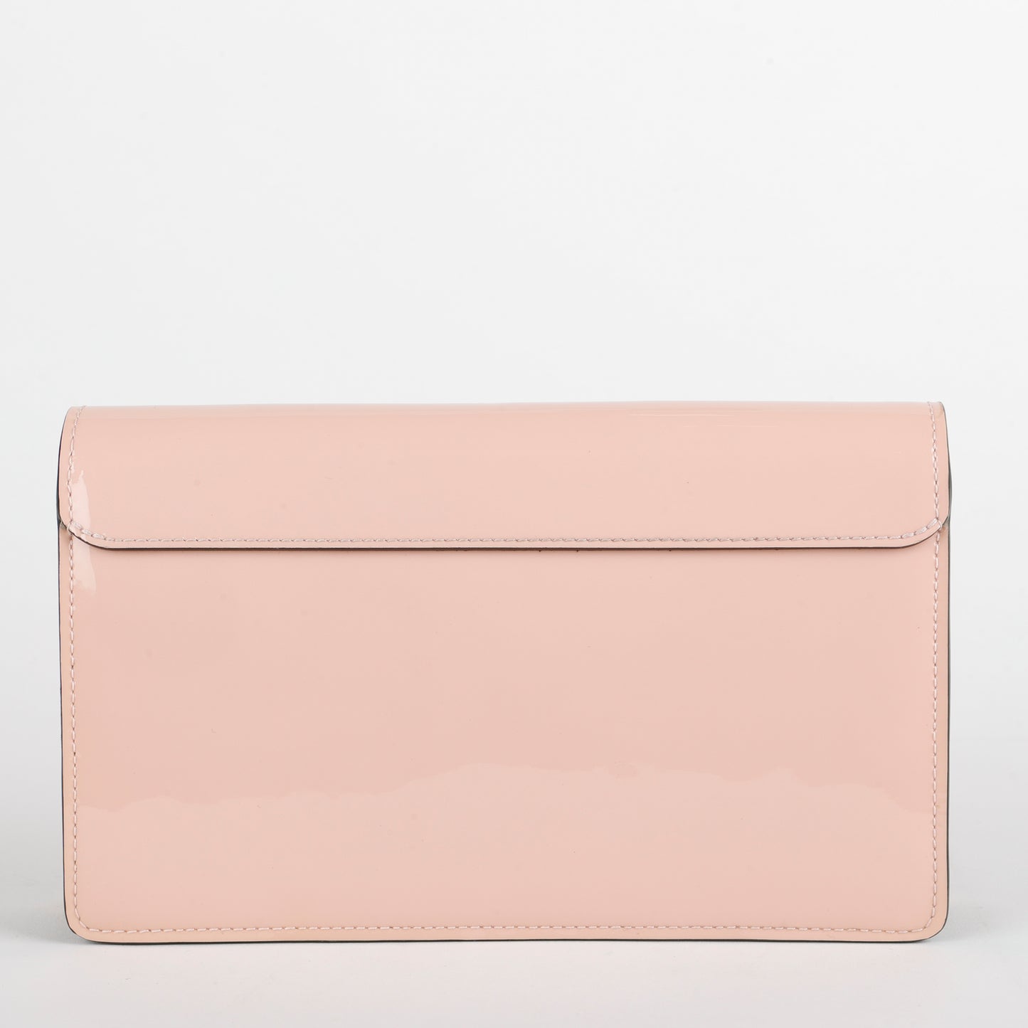 Cherrywood Chain Wallet, Rose Ballerine/Monogram