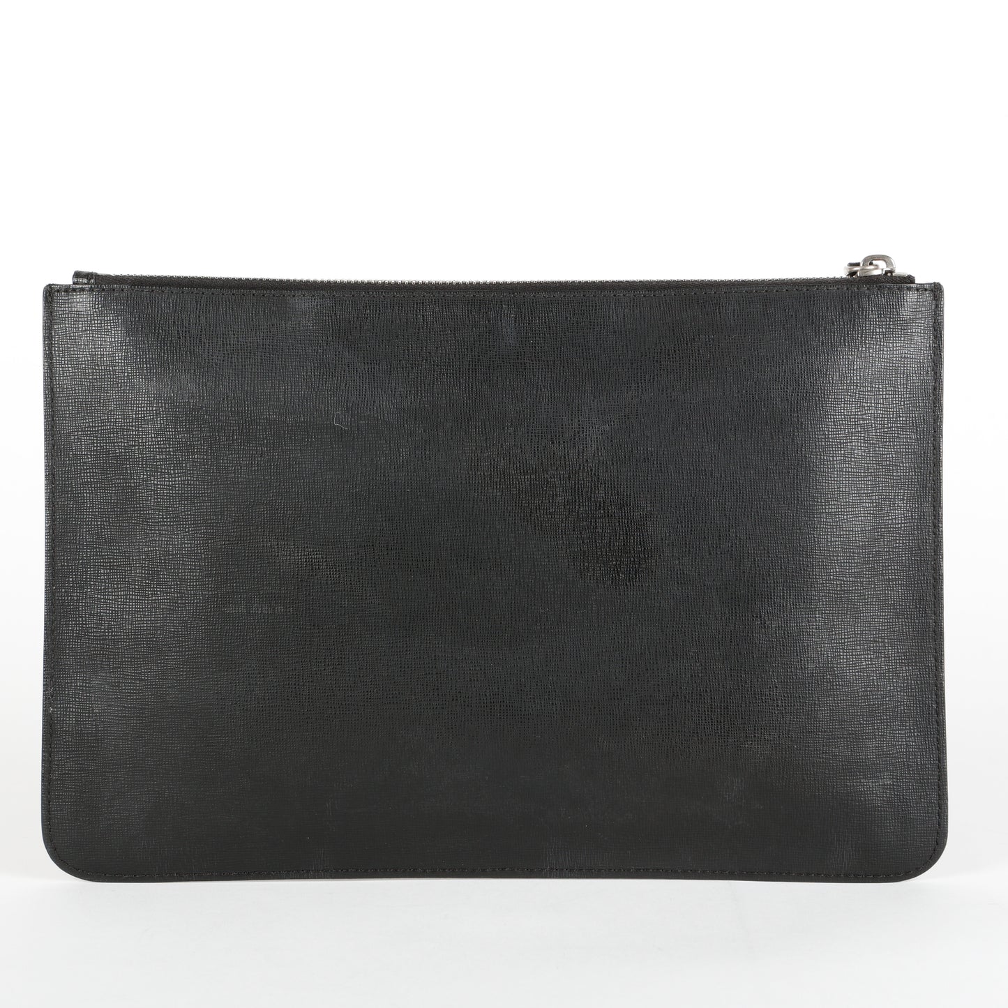 Black Karlito Leather Clutch